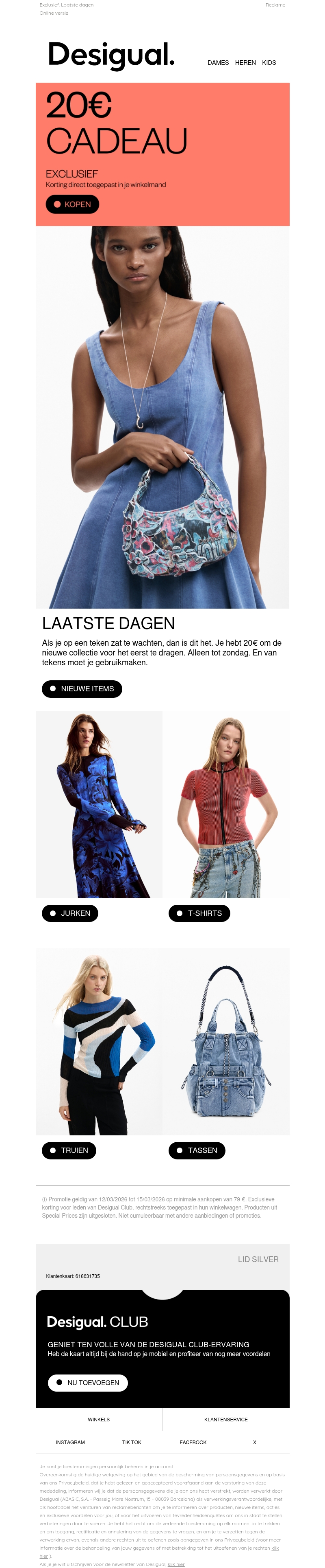 Je hebt nog steeds 20€ die op je wachten Je hebt nog steeds 20€ die op je wachten