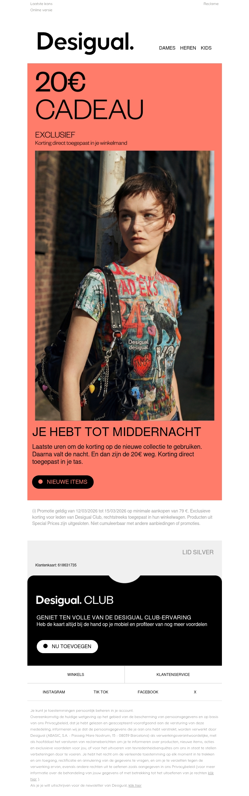 20€ voor jou, Laatste uren! 20€ voor jou, Laatste uren!