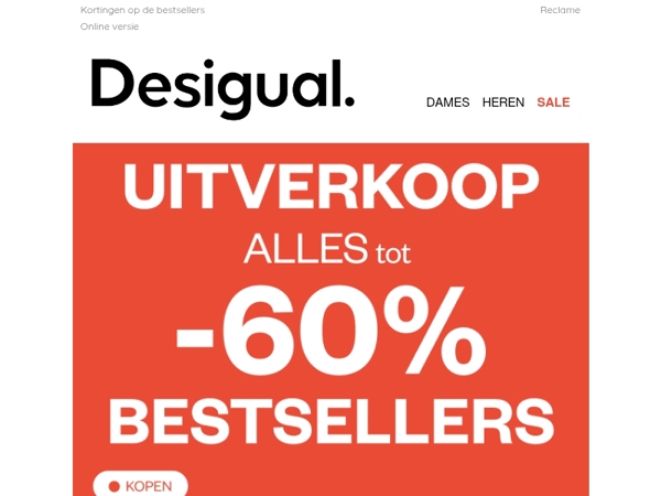 Bestsellers TOT -60%