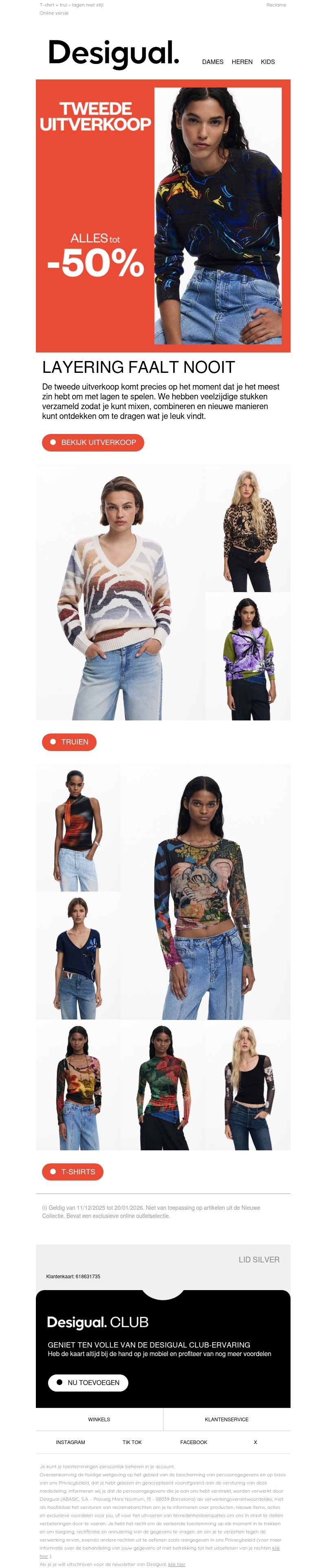 Alles tot -50% | TWEEDE UITVERKOOP Alles tot -50% | TWEEDE UITVERKOOP