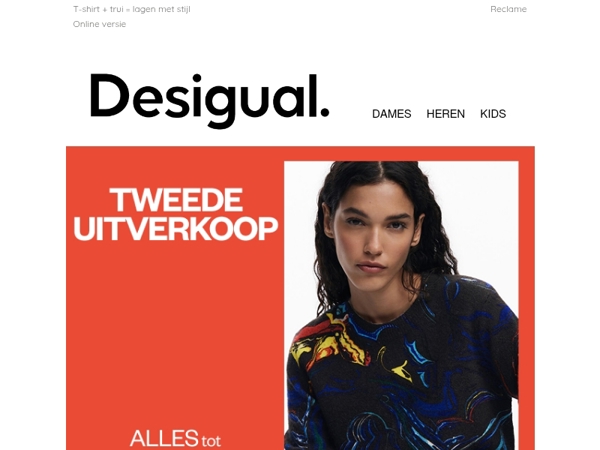 Alles tot -50% | TWEEDE UITVERKOOP