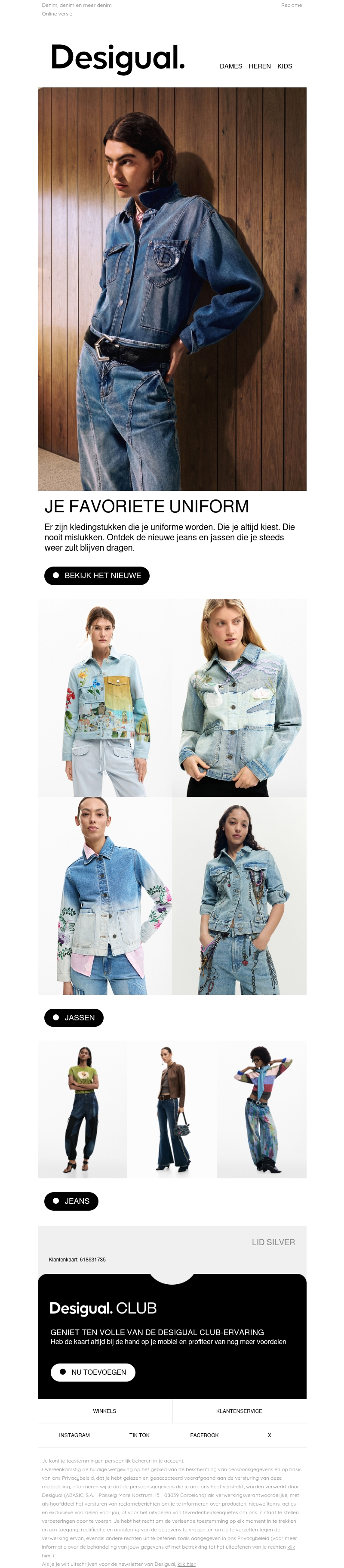 Nieuwe jacks en jeans Nieuwe jacks en jeans