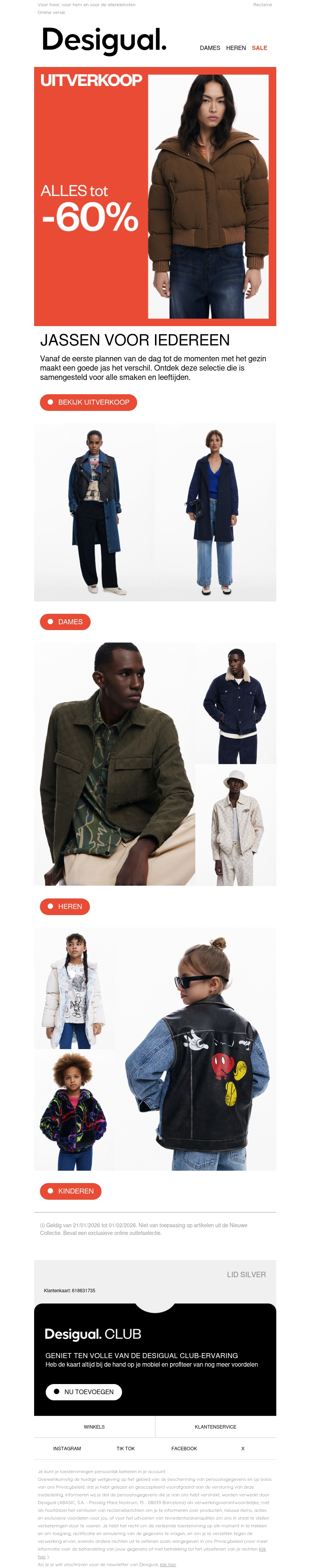 JASSEN TOT -60% JASSEN TOT -60%