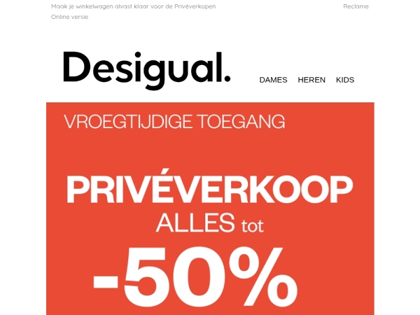 ALLES TOT -50% vanaf 18u