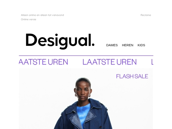 Laatste uren! FLASH SALE -60%