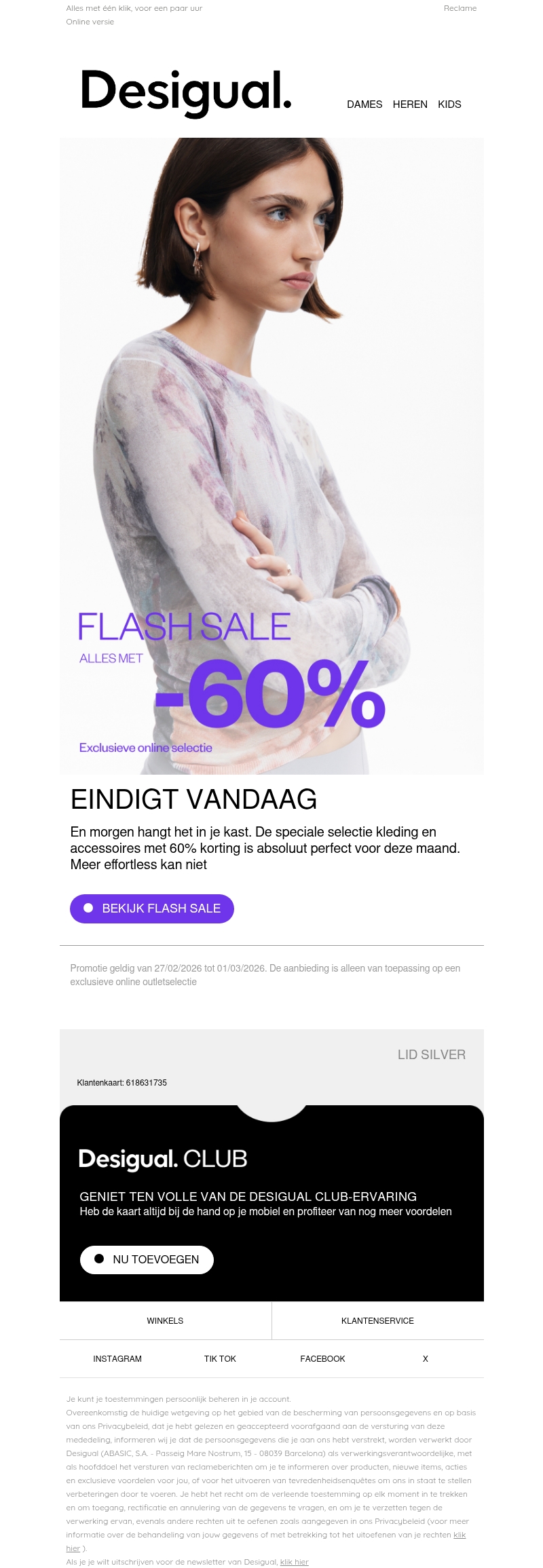 Laatste uren tot -60% Laatste uren tot -60%