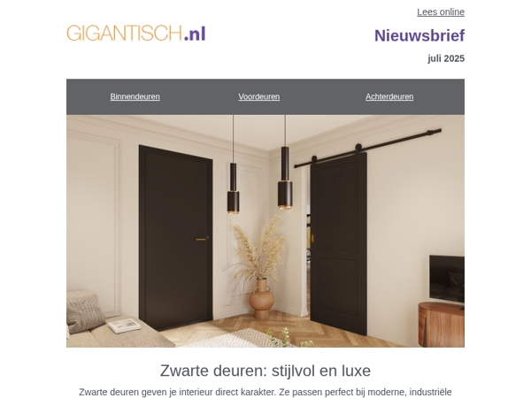Durf jij zwarte deuren te kiezen? 🚪