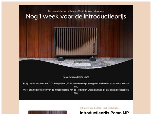 ⏰Profiteer nog 1 week van de introductieprijs