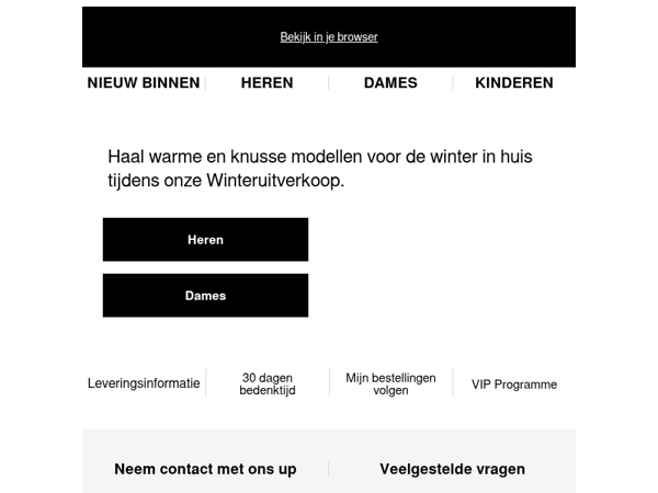 Winteruitverkoop: essentials voor de koude dagen