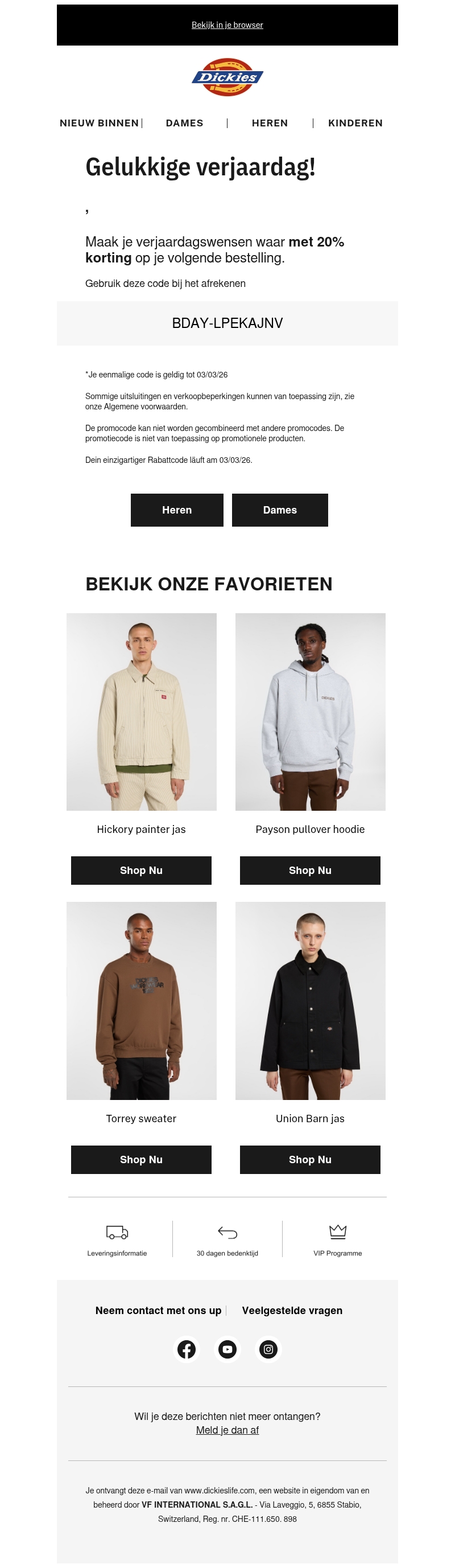Gelukkige verjaardag! Pak je cadeau van ons maar uit Gelukkige verjaardag! Pak je cadeau van ons maar uit