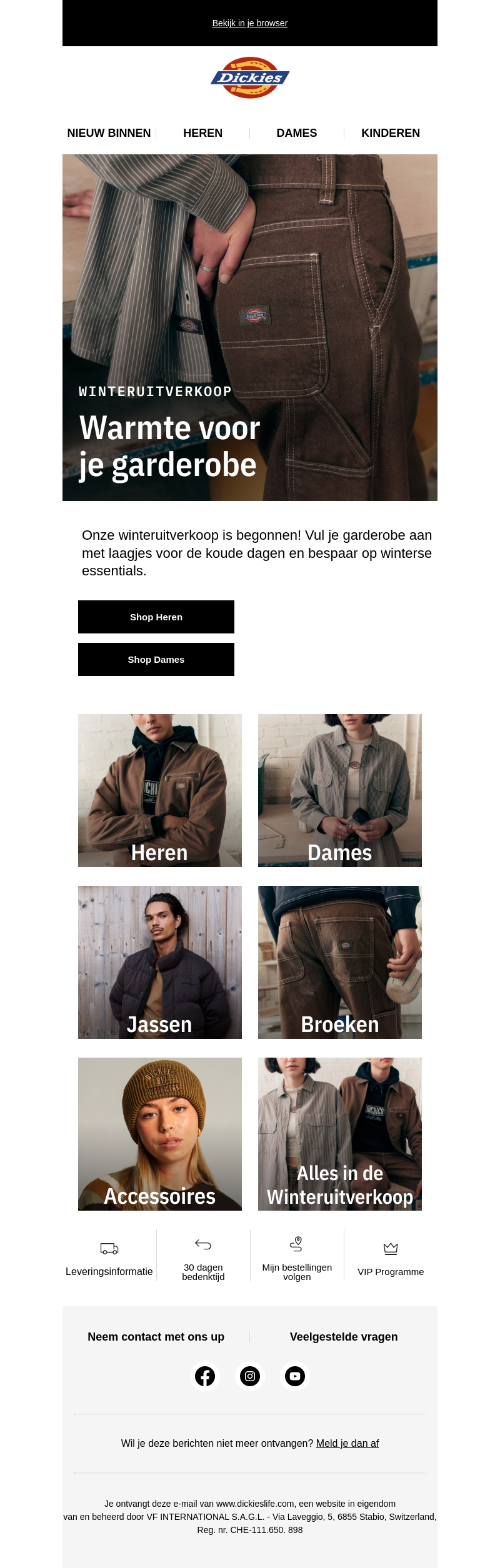 De winteruitverkoop start nu! De winteruitverkoop start nu!