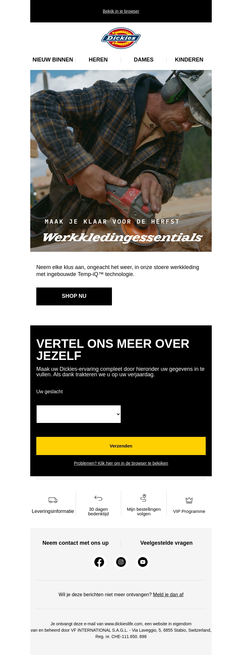 Duurzame werkkleding voor winterse dagen Duurzame werkkleding voor winterse dagen