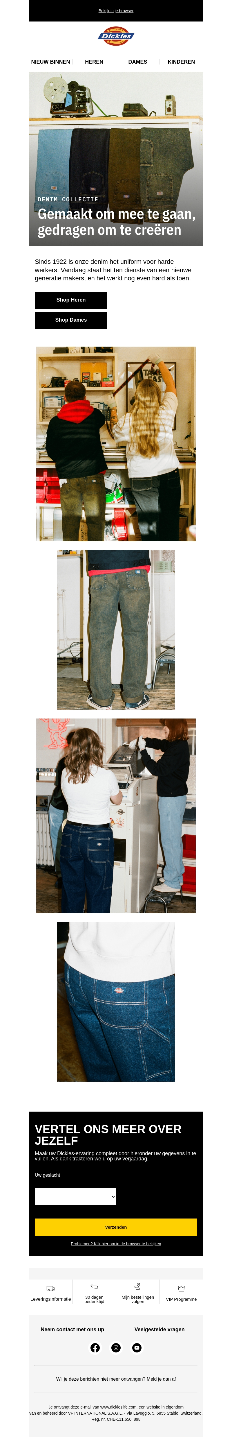 Bekijk onze denim-collectie Bekijk onze denim-collectie