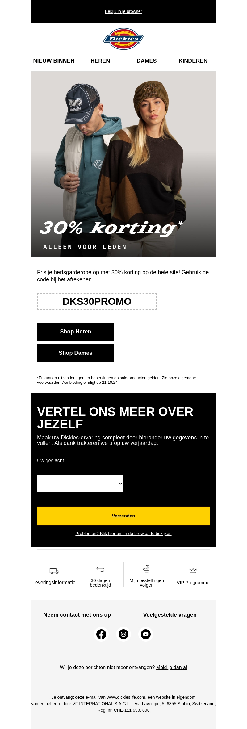 Exclusief: 30% korting Exclusief: 30% korting