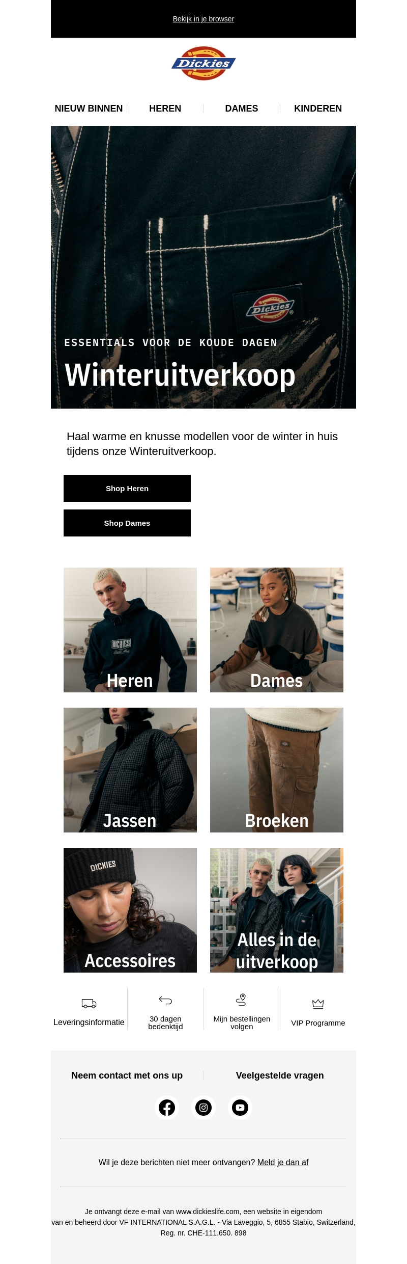 Onze Winteruitverkoop is in volle gang Onze Winteruitverkoop is in volle gang