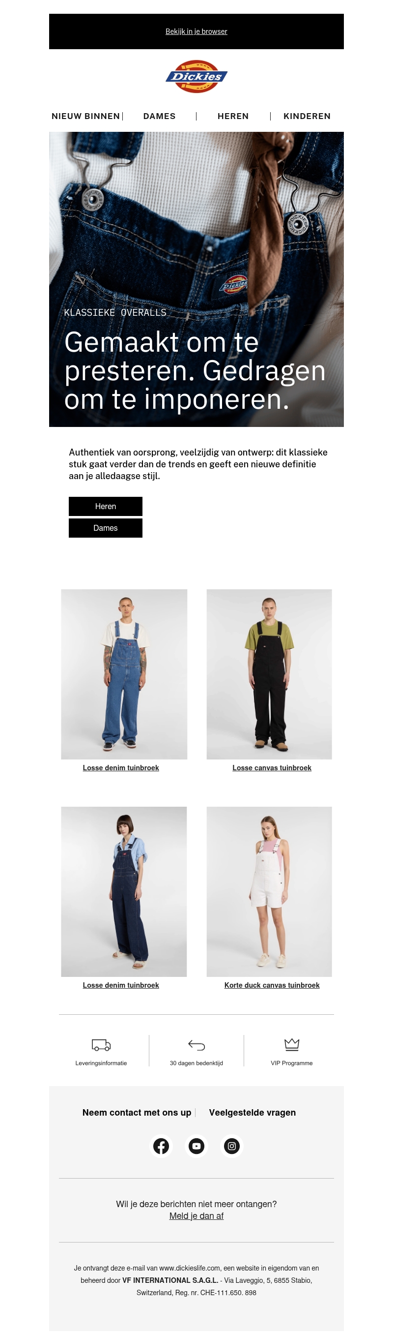 Overalls op maat van je dagelijkse routine Overalls op maat van je dagelijkse routine