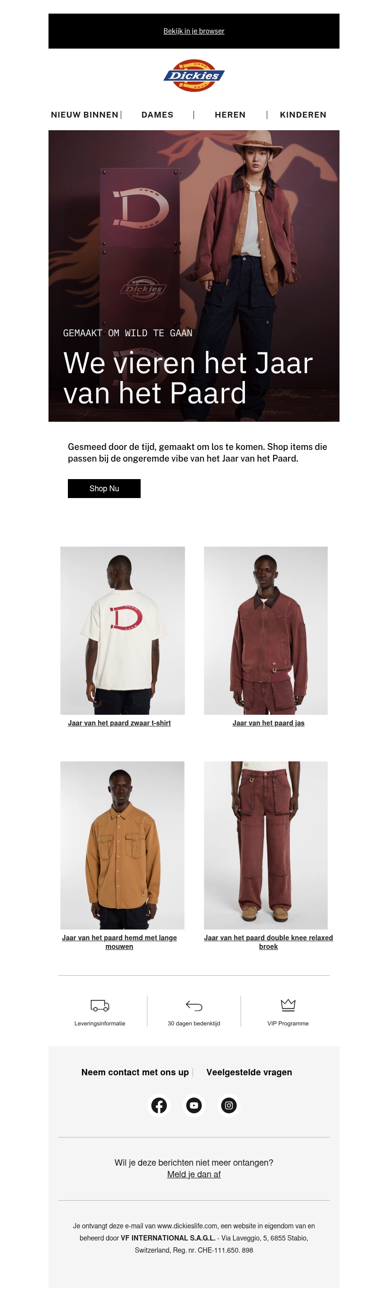 Ontdek onze capsule-collectie ter ere van het Jaar van het Paard Ontdek onze capsule-collectie ter ere van het Jaar van het Paard