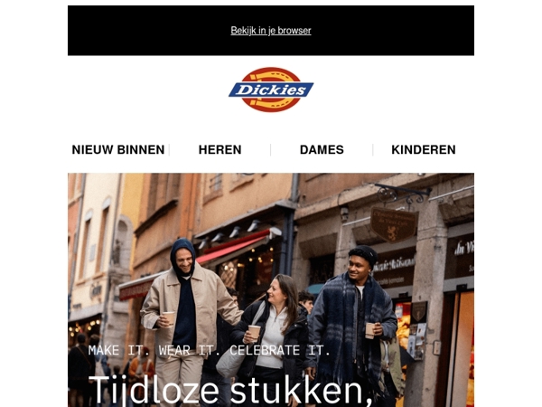 Luidt het nieuwe jaar in met Dickies-klassiekers