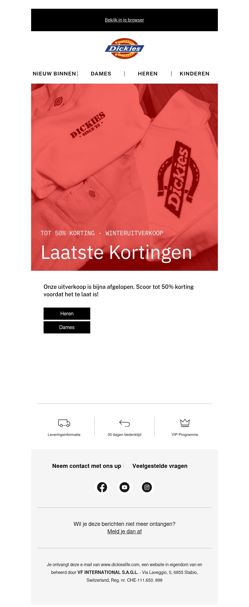 Tot 50% korting - laatste kans 📣 Tot 50% korting - laatste kans 📣