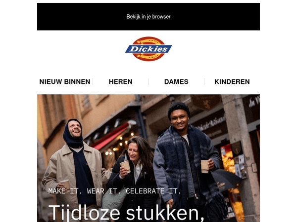 Sluit het jaar af in de iconische Dickies-stijl