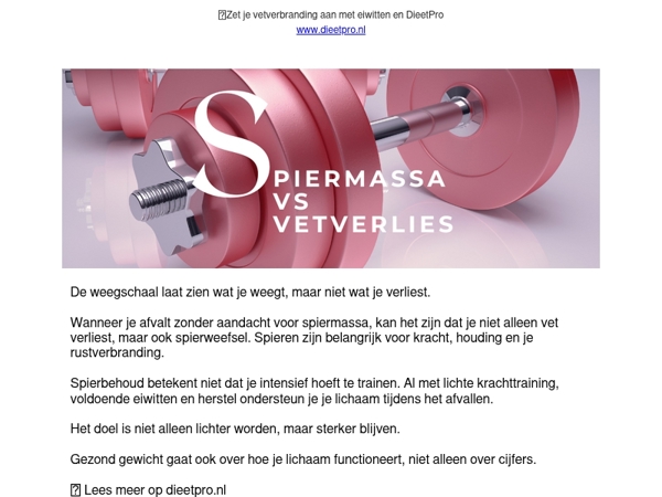 Waarom spierbehoud essentieel is bij gezond afvallen