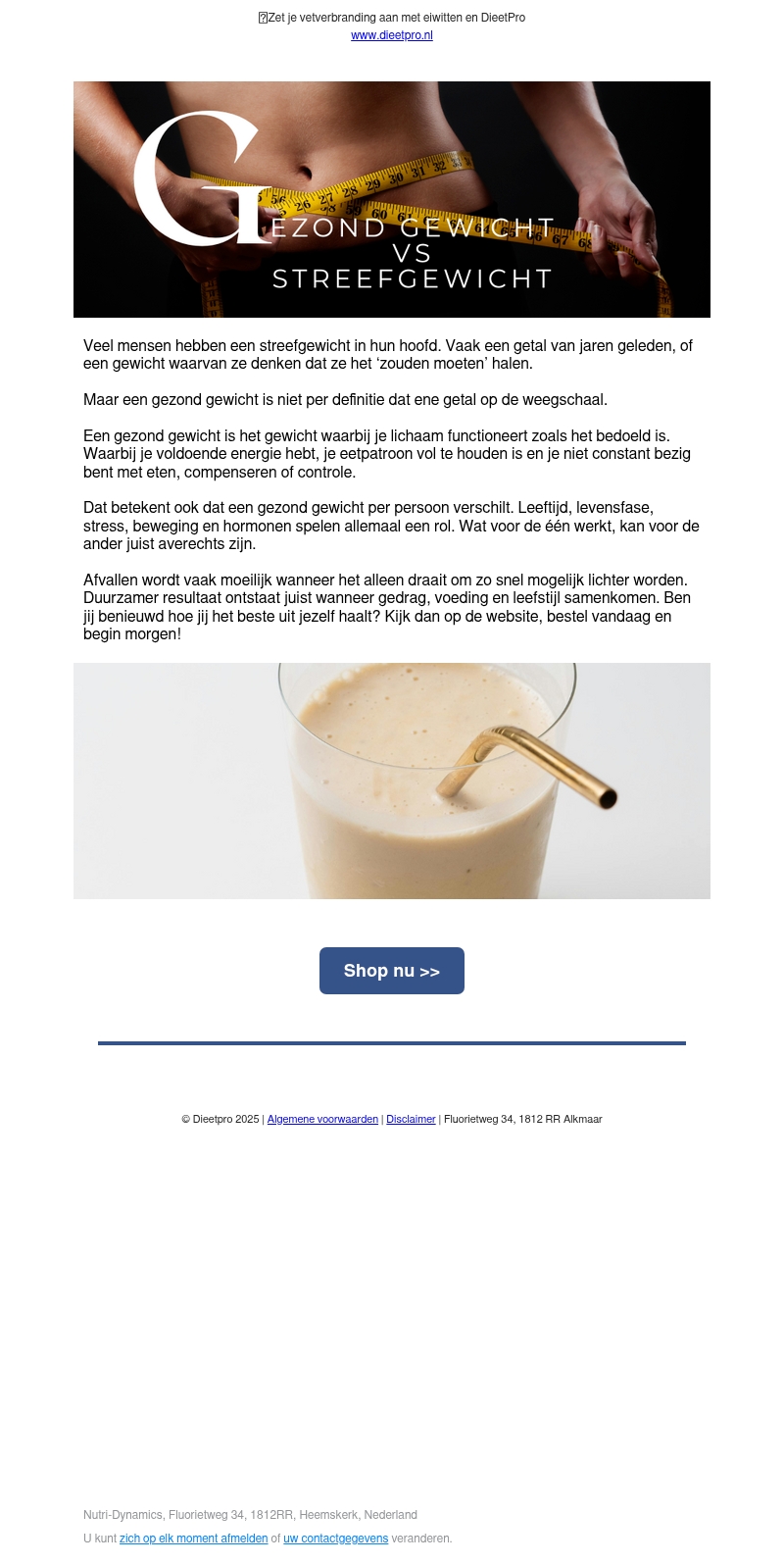 Gezond gewicht is niet altijd je streefgewicht Gezond gewicht is niet altijd je streefgewicht