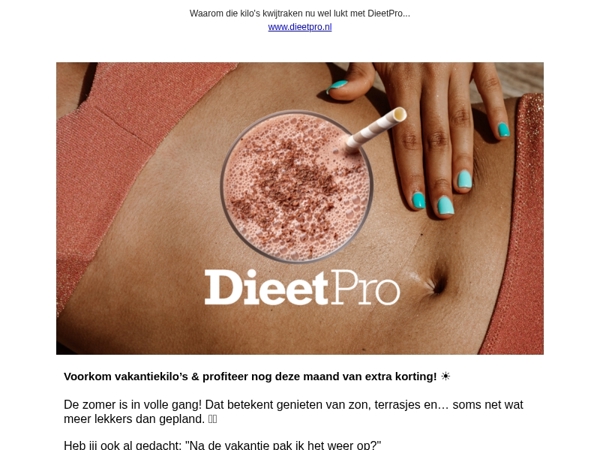 Korting op korting deze zomersale! Mis het niet!