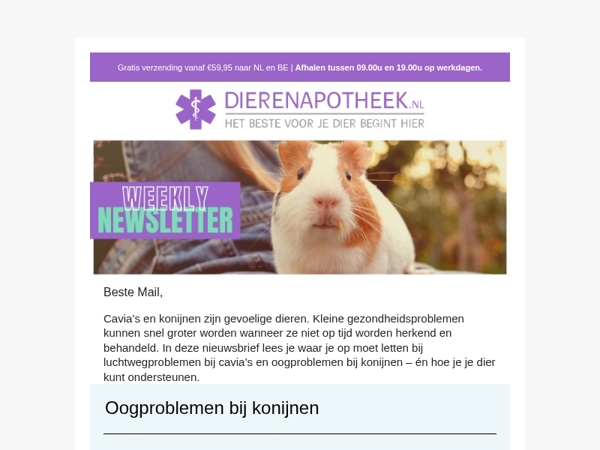 🐹🐇 Gezondheidsproblemen bij cavia’s en konijnen: dit moet je weten