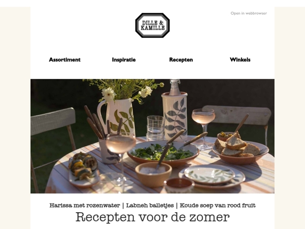 Recepten voor de zomer