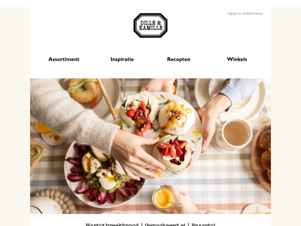 Recepten voor de paasbrunch