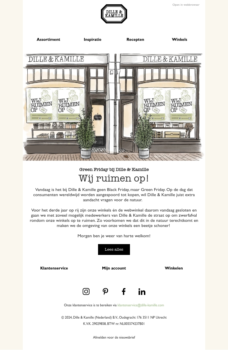 Green Friday bij Dille & Kamille Green Friday bij Dille & Kamille