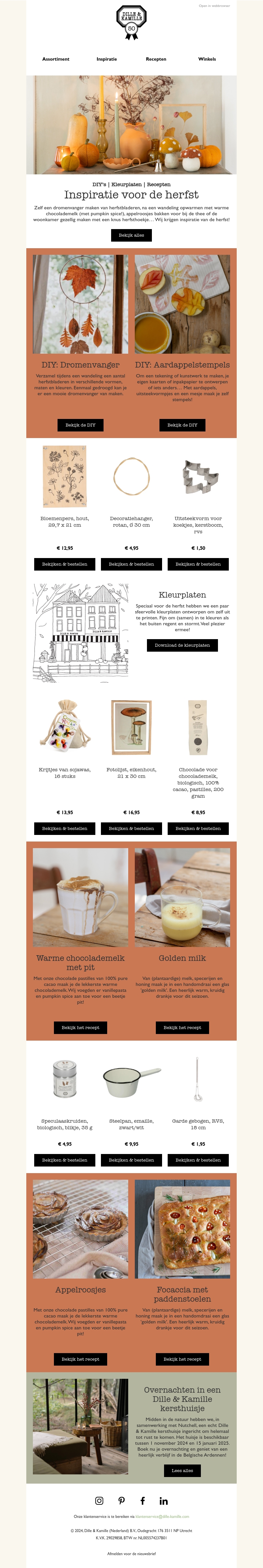 Inspiratie voor de herfst Inspiratie voor de herfst