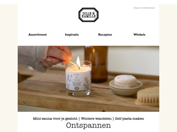 Ontspannen tussen de feestdagen