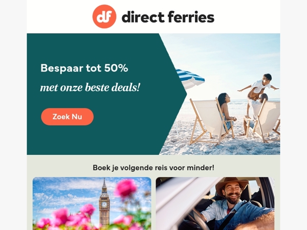 Bespaar tot 50% met onze beste deals!