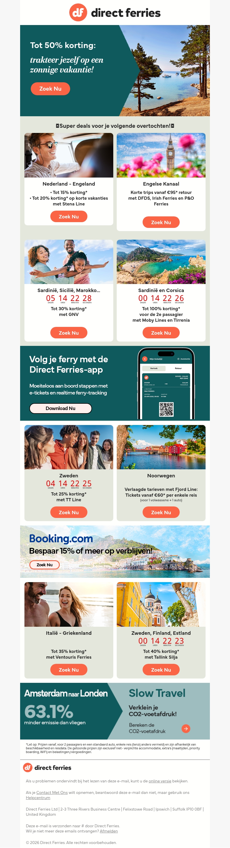 Tot 50% korting: trakteer jezelf op een zonnige vakantie! Tot 50% korting: trakteer jezelf op een zonnige vakantie!