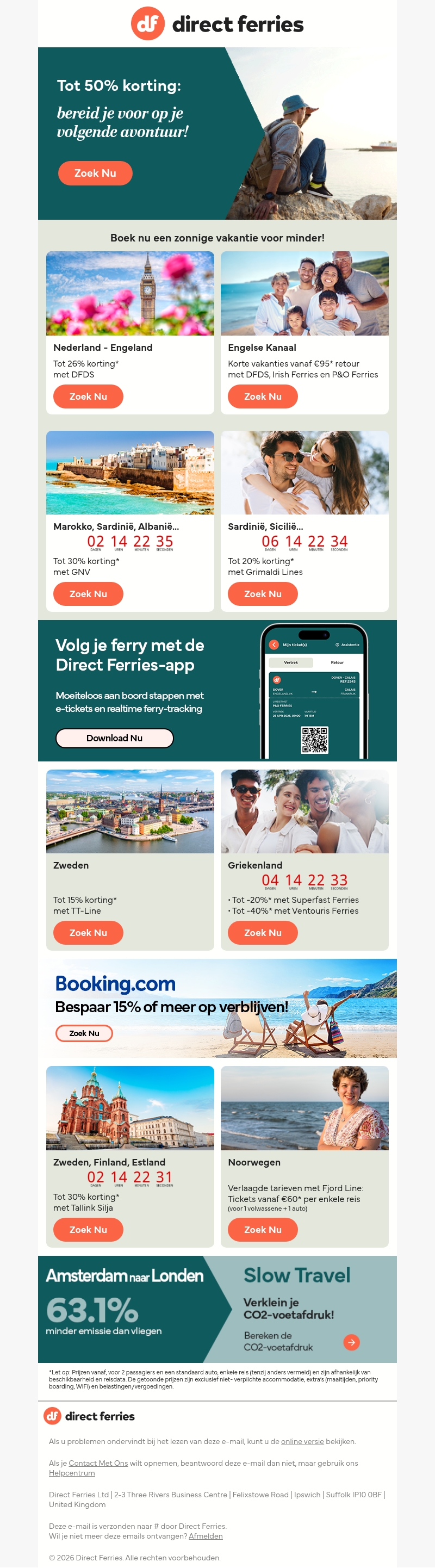 Tot 50% korting: bereid je voor op je volgende avontuur! Tot 50% korting: bereid je voor op je volgende avontuur!