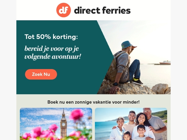 Tot 50% korting: bereid je voor op je volgende avontuur!