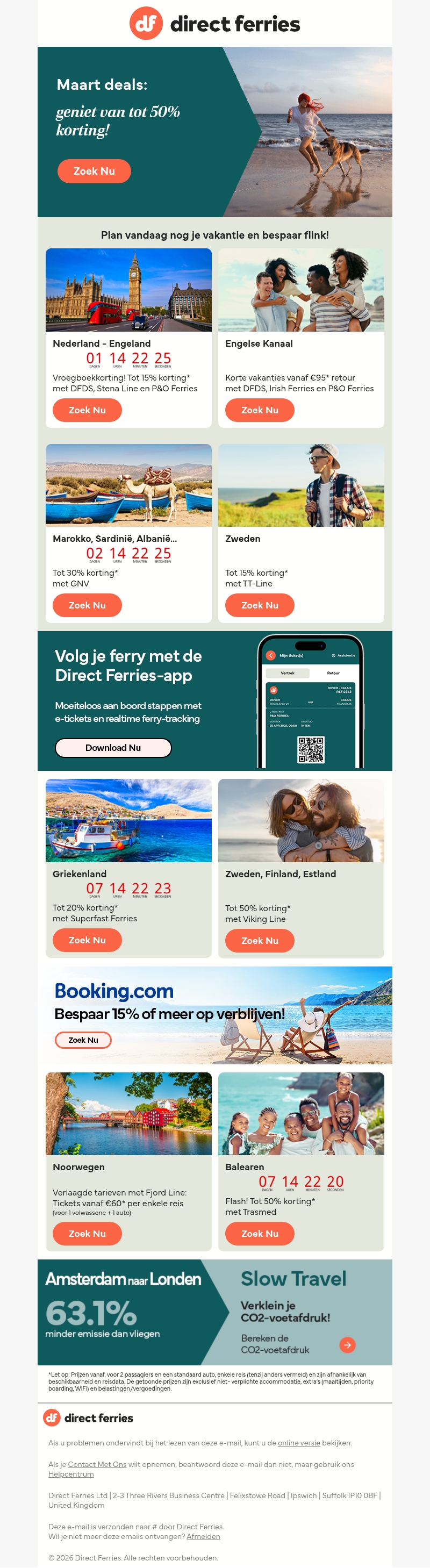 Maart deals: geniet van tot 50% korting! Maart deals: geniet van tot 50% korting!