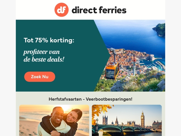 Tot 75% korting: profiteer van de beste deals!