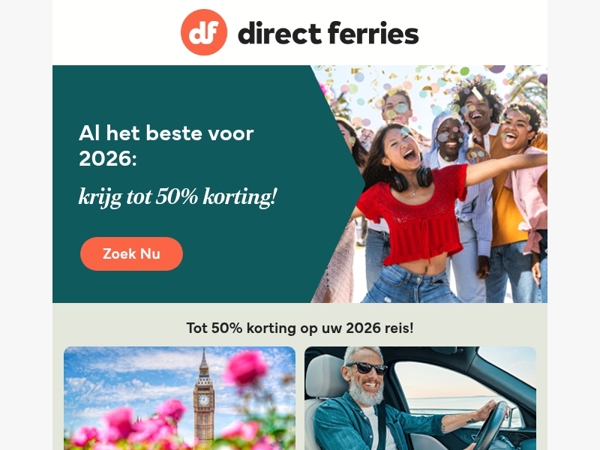 Al het beste voor 2026! ⛴️🍾🎉
