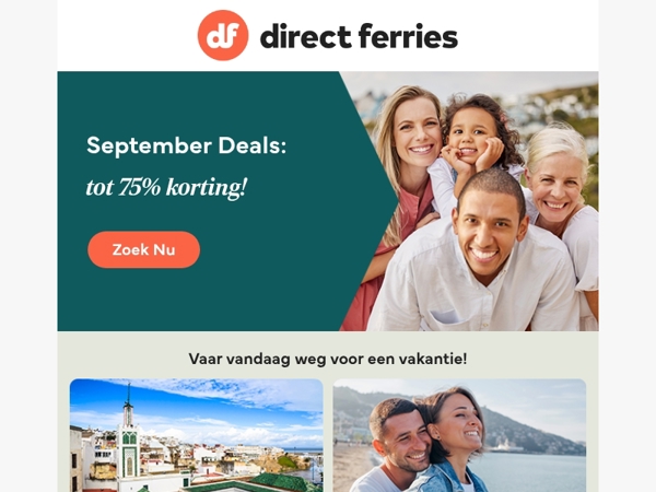 September Deals: tot 75% korting!