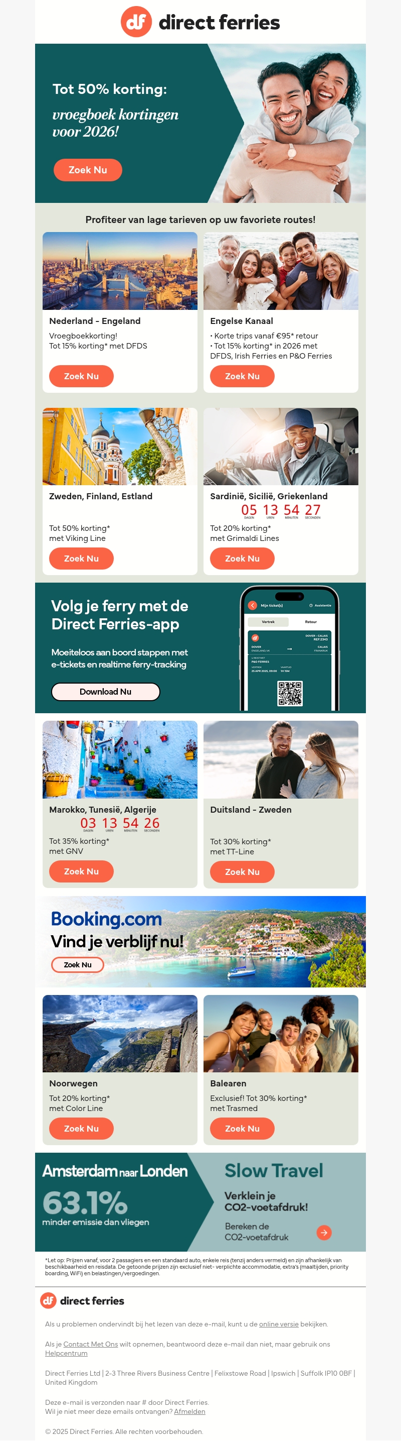 Tot 50% korting: vroegboek kortingen voor 2026! Tot 50% korting: vroegboek kortingen voor 2026!