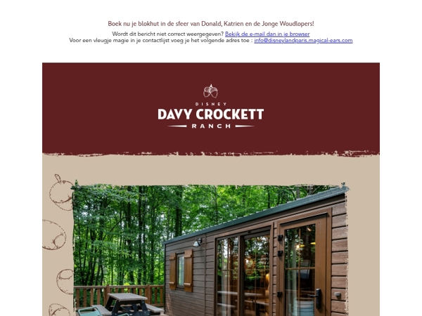 Nieuwe blokhutten in Disney Davy Crockett Ranch 🍂