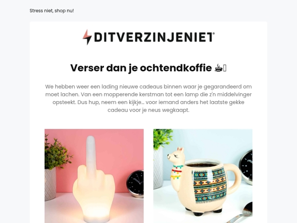 Nieuw spul, nΓ³g gekker dan vorige keer π