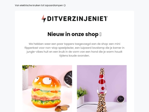 Hi Mailaanbiedingen, dit zijn onze nieuwste cadeaus 🤩