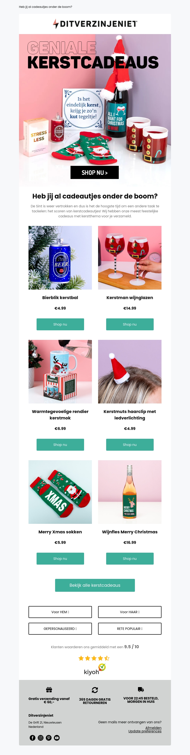 De Sint is weg, we gaan aftellen naar kerst 🎄 De Sint is weg, we gaan aftellen naar kerst 🎄