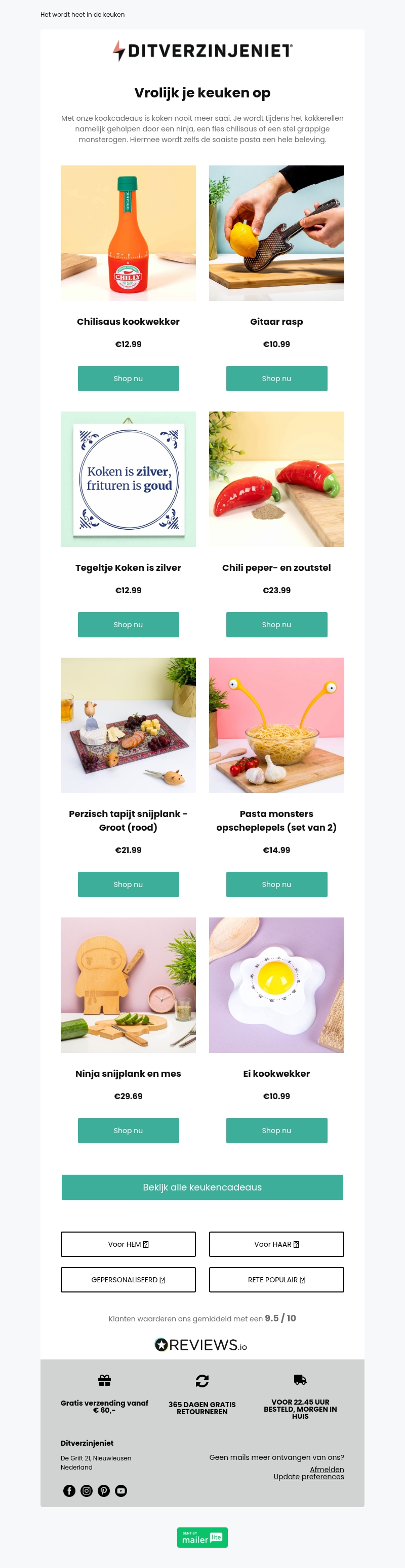 Acht grappige cadeaus voor de keukenprins(es) πΈ Acht grappige cadeaus voor de keukenprins(es) πΈ