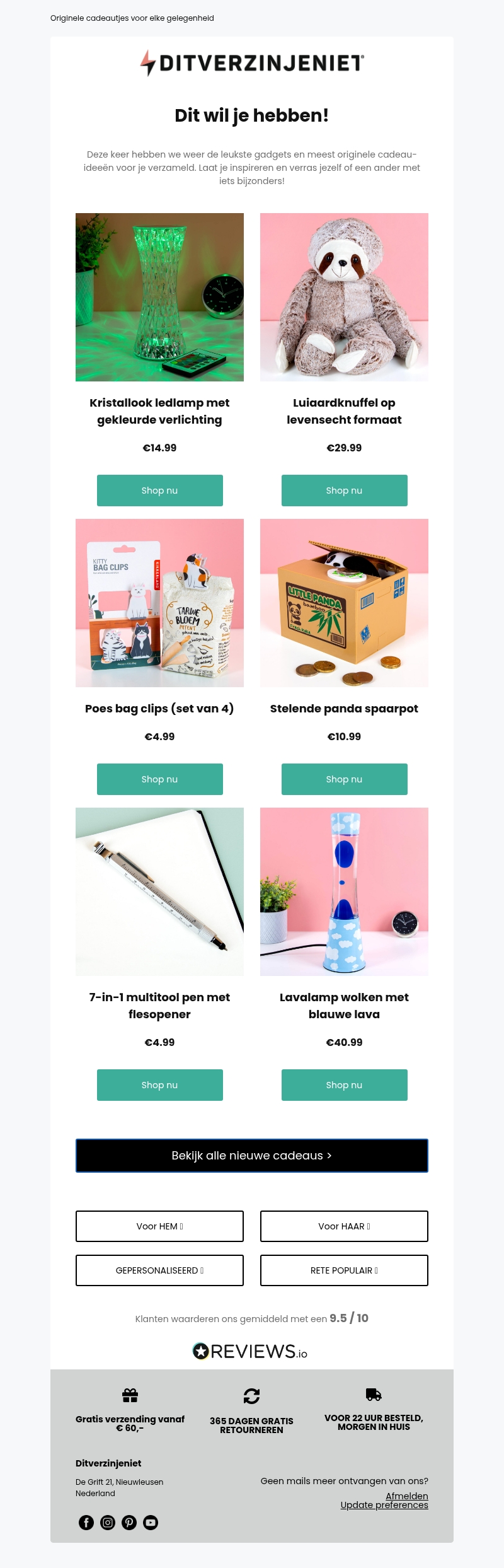 Ontdek de nieuwste hebbedingetjes! 😍 Ontdek de nieuwste hebbedingetjes! 😍