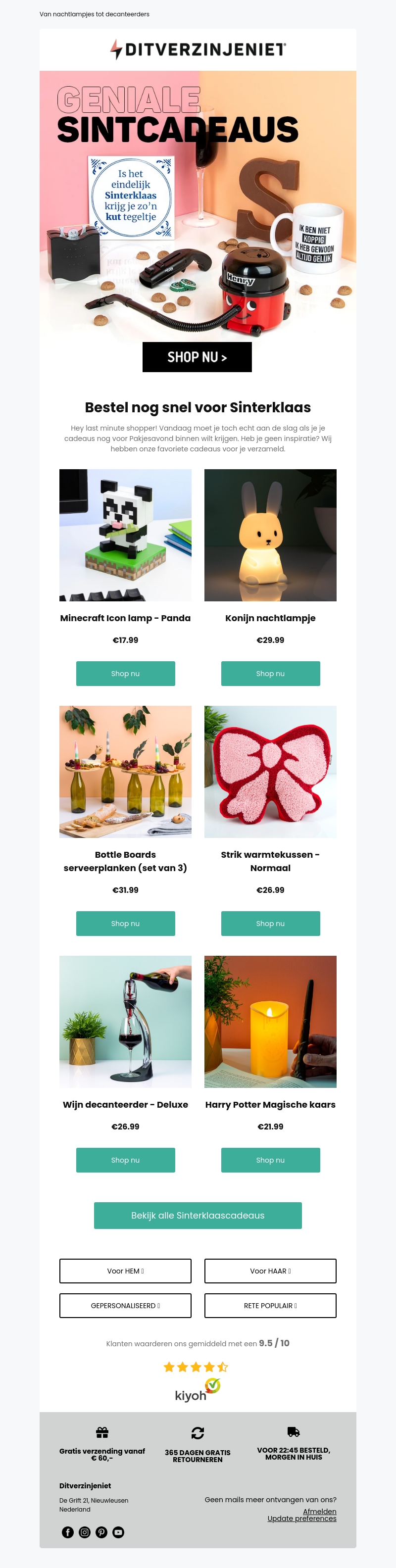 Laatste kans om te bestellen voor Sinterklaas 🎁 Laatste kans om te bestellen voor Sinterklaas 🎁