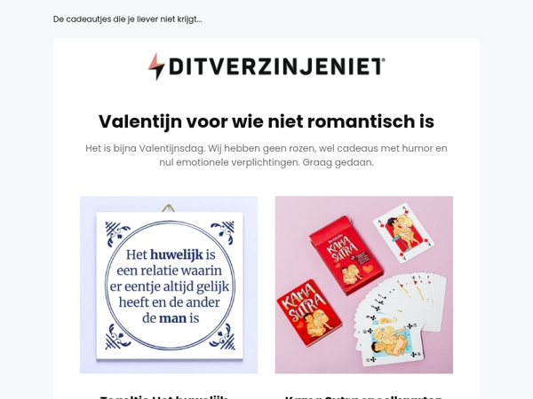 Valentijnsdag. Sorry alvast 😜